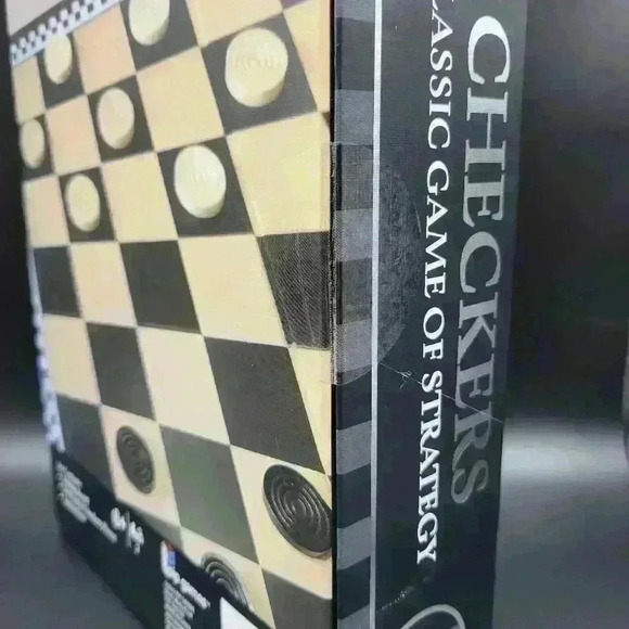 Pip Games Checkers CLASSIC GAME OF STRATEGY (2019 EDITION). NEW Sealed - Picture 2 of 8